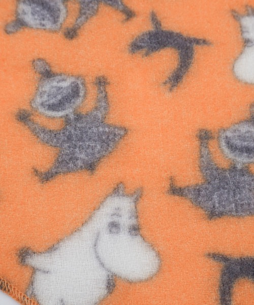 macocca（マコッカ）の「MOOMIN ムーミン 起毛ポリエステル マグネット付 三角マフラー（マフラー・レディース・オレンジ/アイボリー/ブルーグリーン・FREE）」の21枚目の写真