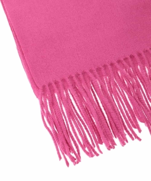 MK MICHEL KLEIN(エムケーミッシェルクラン)の「大判無地ストール/洗える(ストール/ショール・レディース・サンドベージュ/ピンク/グレー/ミント・38)」の8枚目の写真