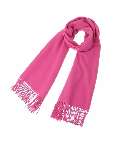 MK MICHEL KLEIN(エムケーミッシェルクラン)の「大判無地ストール/洗える(ストール/ショール・レディース・サンドベージュ/ピンク/グレー/ミント・38)」の10枚目の写真