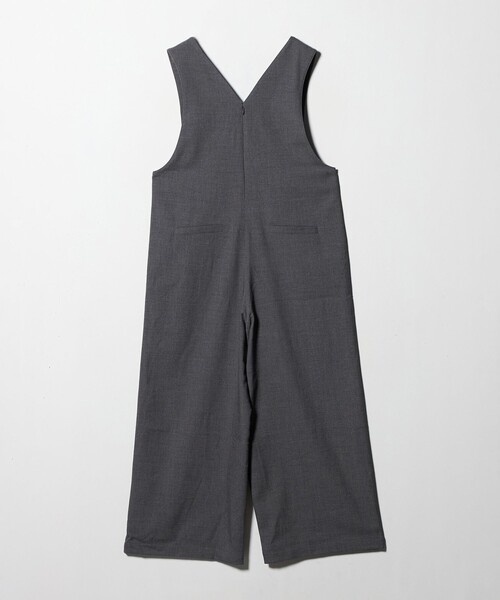 A DAY IN THE LIFE UNITED ARROWS(アデイインザライフユナイテッドアローズ)の「裏起毛 Vネック オールインワン <A DAY IN THE LIFE>(ワンピース・レディース・ネイビー/グレー系/ナチュラル・FREE)」の8枚目の写真