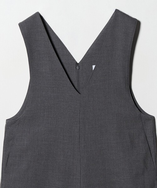 A DAY IN THE LIFE UNITED ARROWS(アデイインザライフユナイテッドアローズ)の「裏起毛 Vネック オールインワン <A DAY IN THE LIFE>(ワンピース・レディース・ネイビー/グレー系/ナチュラル・FREE)」の9枚目の写真
