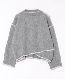 H.TOKYO（エイチトウキョウ）の「ステッチライン短丈ニットプルオーバー（ニット/セーター）」