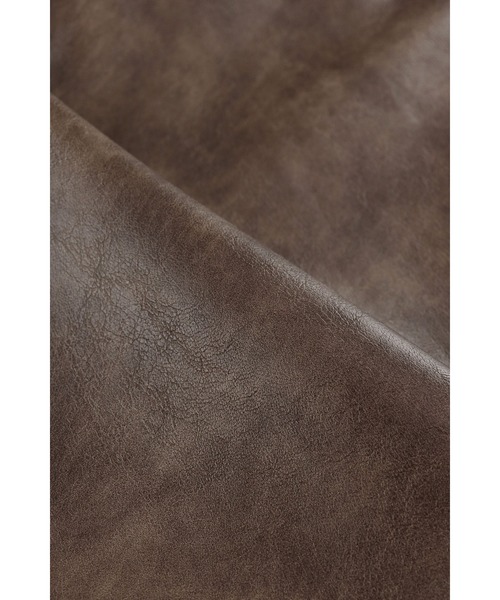 ALEXIA STAM（アリシアスタン）の「Fake Leather Warm Long Skirt /裏起毛フェイクレザースカート（スカート・レディース・ブラウン/ブラック・M/S）」の5枚目の写真