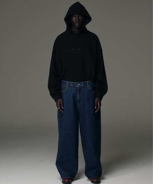COOTIE PRODUCTIONS（クーティープロダクションズ）の「12.5oz Denim 5 Pocket Extra Baggy Pants（デニムパンツ・メンズ・ブラック/インディゴブルー・SMALL/MEDIUM/LARGE/X-LARGE）」の5枚目の写真