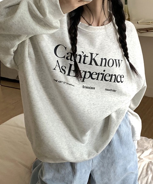SallyLunn(サリーラン)の「レタリングロゴスウェット(スウェット・レディース・ネイビー/ホワイト・L/M)」の6枚目の写真