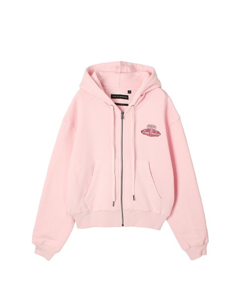 DEUS EX MACHINA（デウスエクスマキナ）の「(DEUS EX MACHINA)QUEENS HOODIE（パーカー・レディース・ネイビー/ピンク・S）」の6枚目の写真