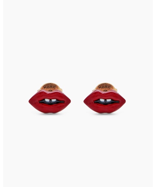 MARC JACOBS（マークジェイコブス）の「LIPS STUD EARRINGS/ザ リップス スタッド ピアス（ピアス（両耳用）・レディース・ゴールド系その他5・ONE SIZE）」の3枚目の写真
