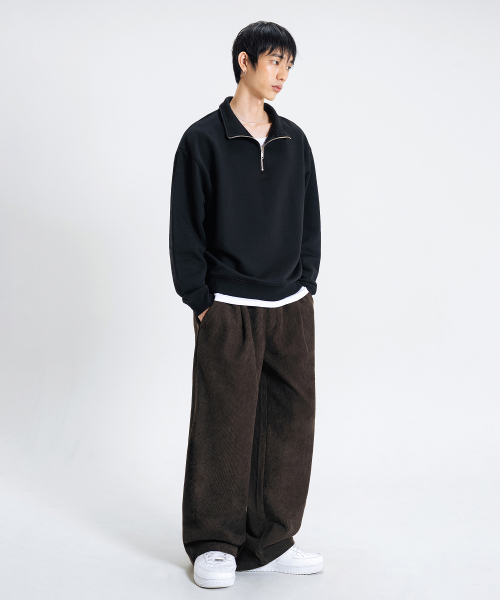 LEMAIN SECOND（リメインセカンド）の「ワンタックワイドコーデュロイバンディングパンツ[ブラウン]（その他パンツ・レディース・その他・X-SMALL/SMALL/MEDIUM/LARGE/X-LARGE）」の15枚目の写真