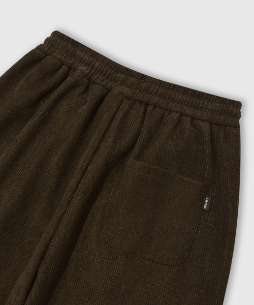 LEMAIN SECOND（リメインセカンド）の「ワンタックワイドコーデュロイバンディングパンツ[ブラウン]（その他パンツ・レディース・その他・X-SMALL/SMALL/MEDIUM/LARGE/X-LARGE）」の4枚目の写真