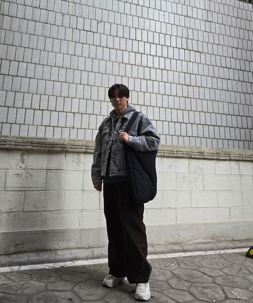 LEMAIN SECOND（リメインセカンド）の「ワンタックワイドコーデュロイバンディングパンツ[ブラウン]（その他パンツ・レディース・その他・X-SMALL/SMALL/MEDIUM/LARGE/X-LARGE）」の2枚目の写真