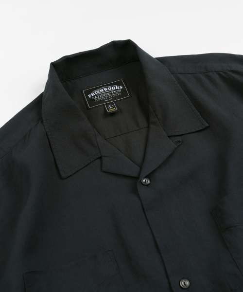 FRIZMWORKS(フリズムワークス)の「TENCEL LINEN OPEN COLLAR SHIRT _ CHARCOAL(シャツ/ブラウス・メンズ・その他・LARGE/X-LARGE/SMALL/MEDIUM)」の3枚目の写真