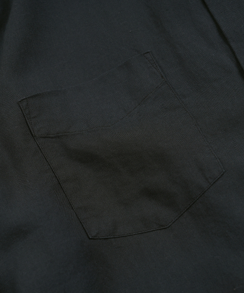 FRIZMWORKS(フリズムワークス)の「TENCEL LINEN OPEN COLLAR SHIRT _ CHARCOAL(シャツ/ブラウス・メンズ・その他・LARGE/X-LARGE/SMALL/MEDIUM)」の4枚目の写真