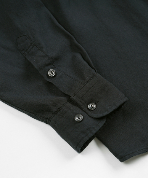 FRIZMWORKS(フリズムワークス)の「TENCEL LINEN OPEN COLLAR SHIRT _ CHARCOAL(シャツ/ブラウス・メンズ・その他・LARGE/X-LARGE/SMALL/MEDIUM)」の6枚目の写真