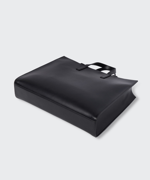 MUSINSA STANDARD（ムシンサスタンダード）の「シンセティックレザー レクタングルショルダートートバッグ_ミディアム [ブラック]（トートバッグ・レディース・その他・FREE）」の19枚目の写真