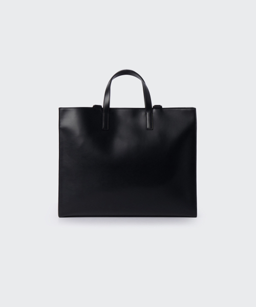 MUSINSA STANDARD（ムシンサスタンダード）の「シンセティックレザー レクタングルショルダートートバッグ_ミディアム [ブラック]（トートバッグ・レディース・その他・FREE）」の17枚目の写真