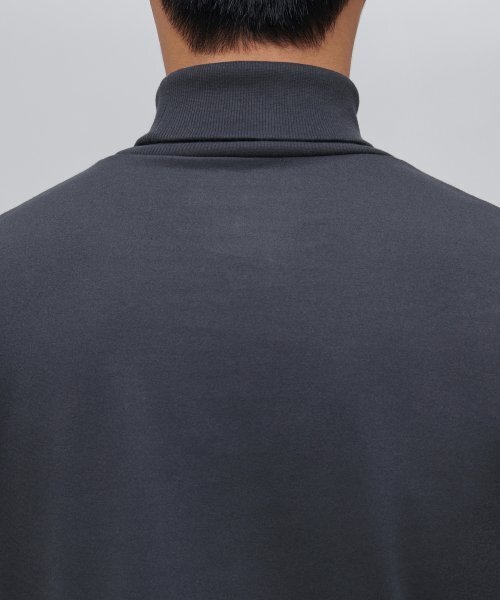 MUSINSA STANDARD（ムシンサスタンダード）の「フォンテタートルネック長袖Tシャツ[ブルーグレー]（Tシャツ/カットソー・メンズ・その他・SMALL/MEDIUM/LARGE/X-LARGE/XX-LARGE/XXX-LARGE）」の4枚目の写真