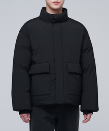 MUSINSA STANDARD（ムシンサスタンダード）の「PATCH POCKET DOWN SHORT PUFFER JACKET_BLACK（ダウンジャケット/コート）」