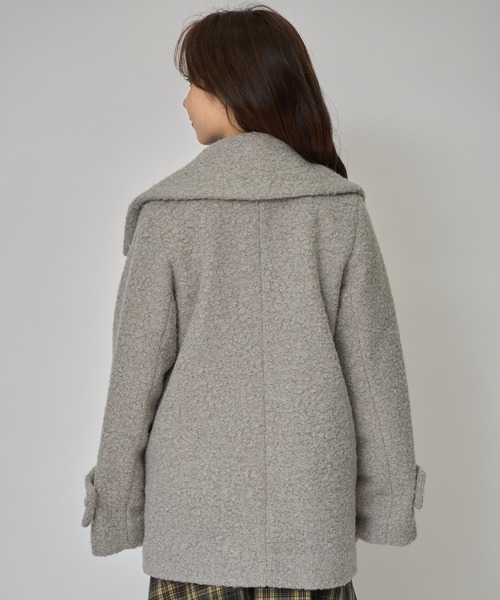 ボアダブルミドルコート（ステンカラーコート）｜REDYAZEL