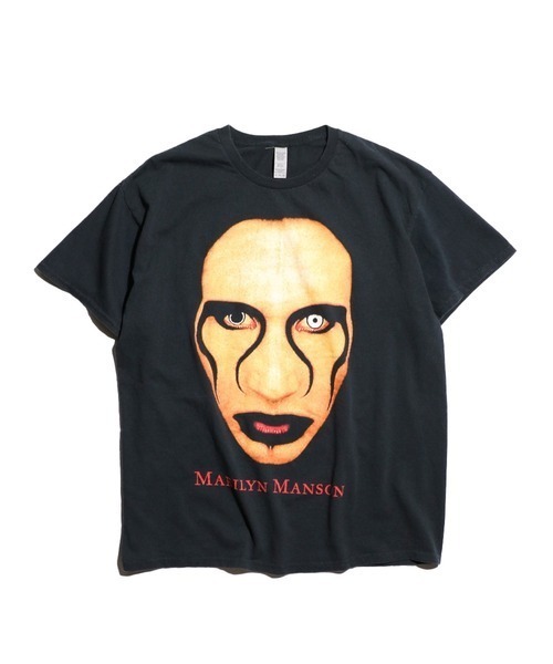 THRIFTY LOOK(スリフティールック)の「THRIFTY LOOK / スリフティールック THRIFTY 'MARILYN MANSON' TEE(Tシャツ/カットソー・メンズ・ブラック系1/ブラック・X-LARGE/MEDIUM/LARGE)」の1枚目の写真