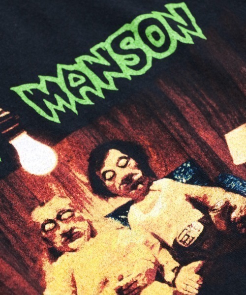 THRIFTY LOOK(スリフティールック)の「THRIFTY LOOK / スリフティールック THRIFTY 'MARILYN MANSON' TEE(Tシャツ/カットソー・メンズ・ブラック系1/ブラック・X-LARGE/MEDIUM/LARGE)」の5枚目の写真