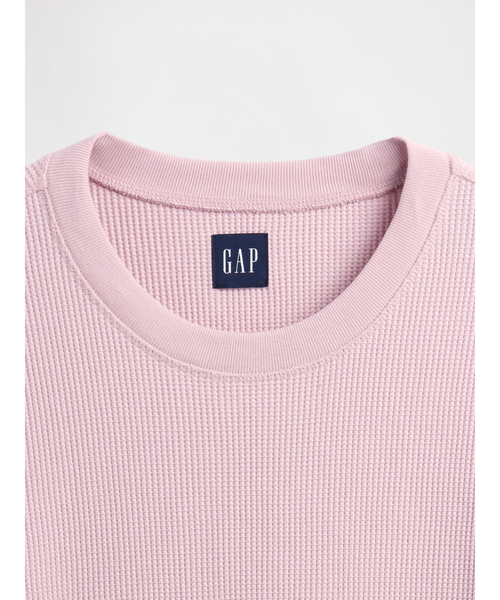 ポリプロイド ヘビーウエイト オーバーサイズ サーマル カットソー ヘビーウェイト サーマル オーバーサイズ Tシャツ｜ギャップの通販