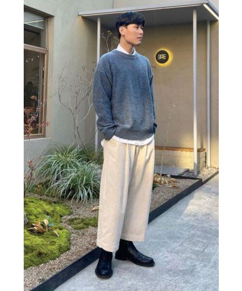 GLW（ジーエルダブリュ）の「マイルドボカシクルーネックスウェットオーバーサイズニットブルー（ニット/セーター・レディース・その他・SMALL/X-SMALL/LARGE/MEDIUM）」の13枚目の写真