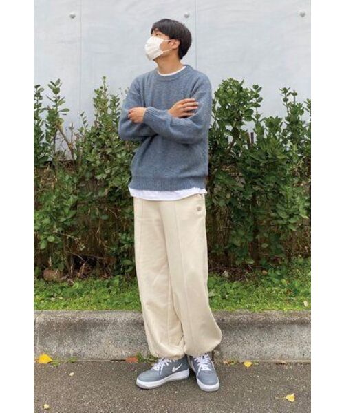 GLW（ジーエルダブリュ）の「マイルドボカシクルーネックスウェットオーバーサイズニットブルー（ニット/セーター・レディース・その他・SMALL/X-SMALL/LARGE/MEDIUM）」の14枚目の写真