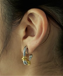 LAPUIS | LAPUIS(ラピュイ) Flow Coil earrings(イヤリング)