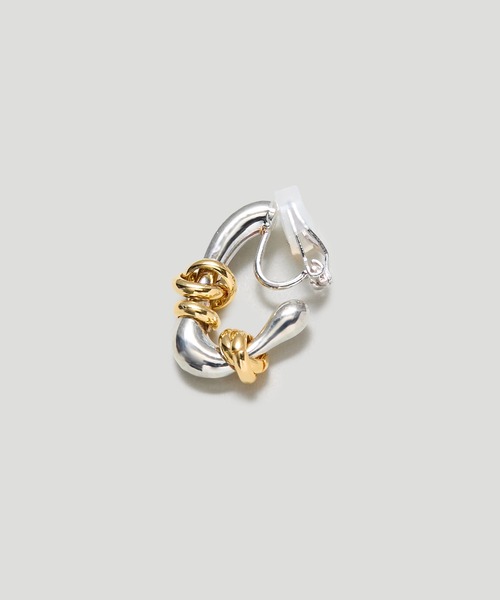 LAPUIS(ラピュイ)の「LAPUIS(ラピュイ) Flow Coil earrings(イヤリング・レディース・マルチ・FREE)」の2枚目の写真