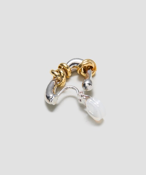 LAPUIS(ラピュイ)の「LAPUIS(ラピュイ) Flow Coil earrings(イヤリング・レディース・マルチ・FREE)」の3枚目の写真