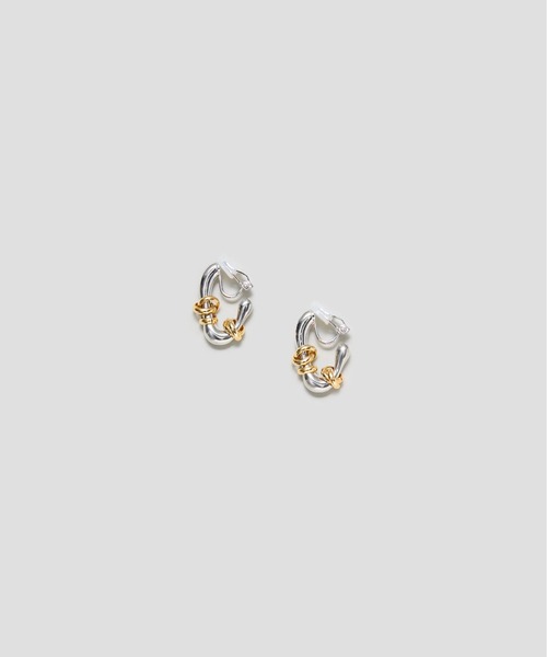 LAPUIS(ラピュイ)の「LAPUIS(ラピュイ) Flow Coil earrings(イヤリング・レディース・マルチ・FREE)」の6枚目の写真