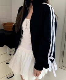 Ressaca（レサーカ）の「オーバーサイズサイドリボンジップアップスウェット（スウェット）」