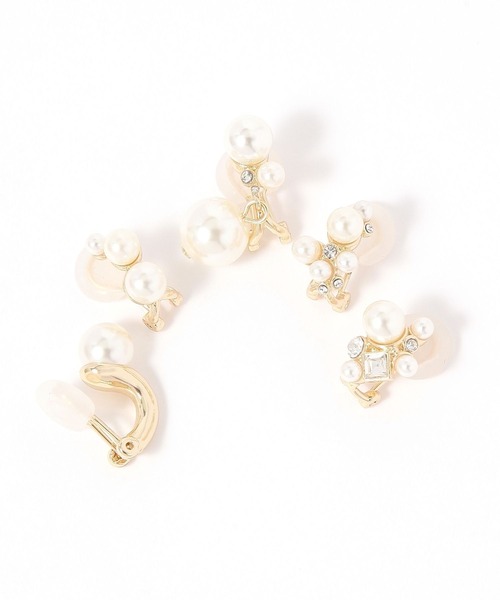 GLOBAL WORK（グローバルワーク）の「パールマルチイヤリング/611210（イヤリング・レディース・ゴールド系その他3/ゴールド系その他2/ゴールド系その他4/ゴールド系その他5/シルバー系その他6/ゴールド系その他・FREE）」の7枚目の写真