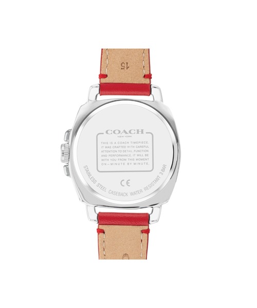 COACH(コーチ)の「【COACH】 コーチ BOYFRIEND レディース ウォッチ(アナログ腕時計・レディース・レッド・FREE)」の2枚目の写真