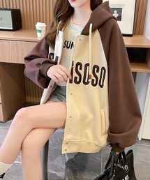 ラグランスリーブフードジャケット