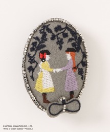 SUPER HAKKA（スーパーハッカ）の「SUPER　HAKKA×世界名作劇場　「赤毛のアン」心の友と蝶々刺繍ブローチ（ブローチ/コサージュ）」