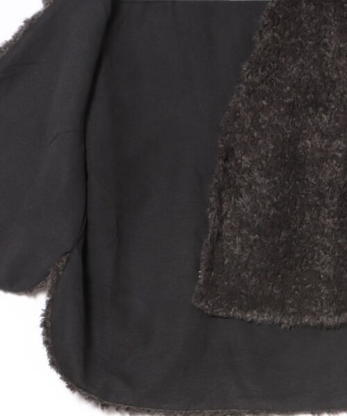 SWITCH BY ARCH（スイッチバイアーチ）の「▼SWITCH by ARCH▼Poodle Fur Vest プードル ファー ベスト ARM-723（ベスト・レディース・チャコールグレー/グレイッシュベージュ・FREE）」の3枚目の写真