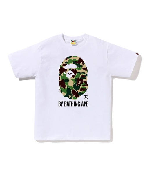 A BATHING APE（アベイシングエイプ）の「ABC CAMO BY BATHING APE TEE（Tシャツ/カットソー・メンズ・ブラック×ブルー/ブラック×ピンク/ホワイト×ピンク/ブラック×グリーン/ホワイト×ブルー/ホワイト×グリーン・X-LARGE/LARGE/SMALL/MEDIUM/XXX-LARGE/XX-LARGE）」の2枚目の写真