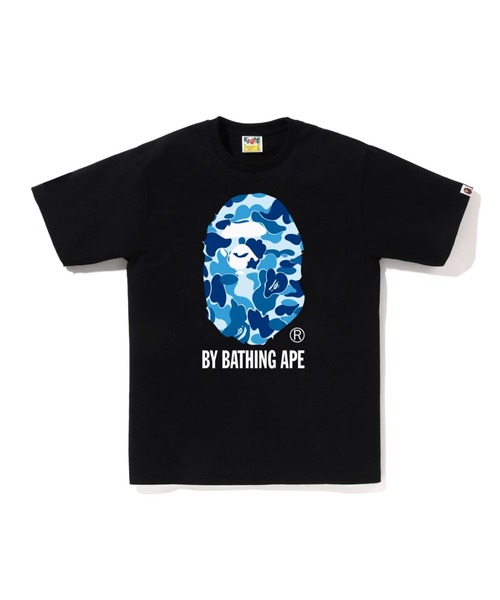 A BATHING APE（アベイシングエイプ）の「ABC CAMO BY BATHING APE TEE（Tシャツ/カットソー・メンズ・ブラック×ブルー/ブラック×ピンク/ホワイト×ピンク/ブラック×グリーン/ホワイト×ブルー/ホワイト×グリーン・X-LARGE/LARGE/SMALL/MEDIUM/XXX-LARGE/XX-LARGE）」の4枚目の写真