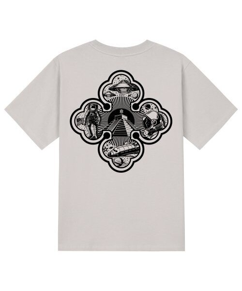KAN6312(カン6312)の「KTC0125 アポロ 半袖Tシャツ - ベージュ(Tシャツ/カットソー・メンズ・その他・LARGE/MEDIUM/SMALL/X-LARGE)」の1枚目の写真