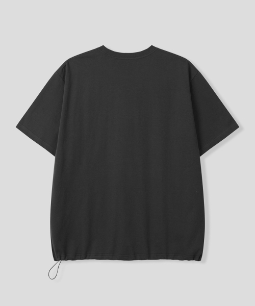 BLACK MOMENT（ブラックモーメント）の「ソロナ ストリングポケットTシャツ [ディープブラック]（Tシャツ/カットソー・メンズ・ブラック・LARGE/SMALL/MEDIUM）」の3枚目の写真