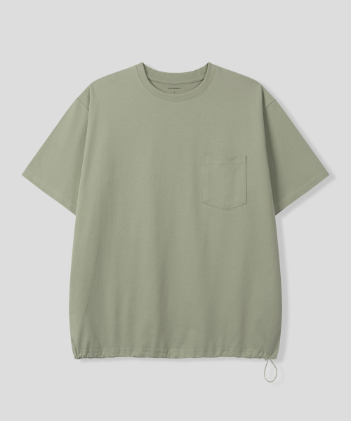 BLACK MOMENT（ブラックモーメント）の「ソロナ ストリングポケットTシャツ [ディープブラック]（Tシャツ/カットソー・メンズ・ブラック・LARGE/SMALL/MEDIUM）」の6枚目の写真