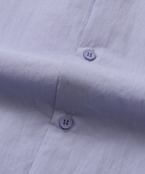 CONNECT KINLOCH（コネクトキンロック）の「コットン/ナイロンエッセンシャルシャツ（パープル）（シャツ/ブラウス・メンズ・その他・LARGE/MEDIUM/X-LARGE/XX-LARGE）」の3枚目の写真