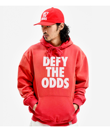 DEFY THE ODDS FADE WASHING HOODIE RED