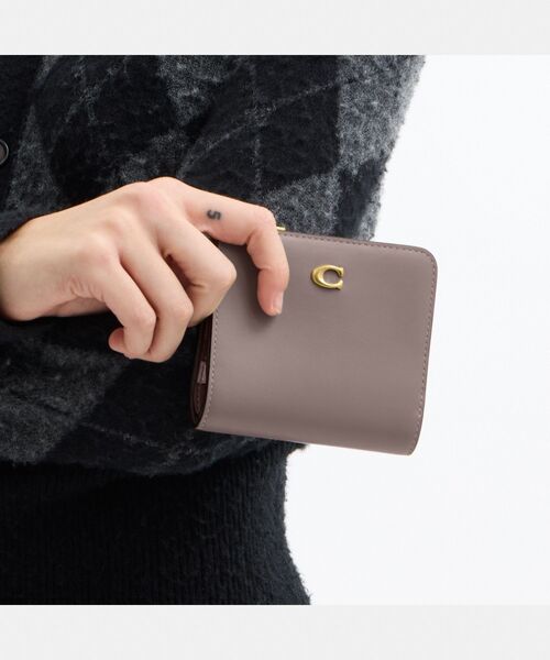 COACH 財布 ★大人気★ ビルフォールド ウォレット ダークライム 新品 エッセンシャル スリム ビルフォールド ウォレット・カラーブロック