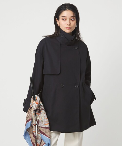 green label relaxing（グリーンレーベルリラクシング）の「［size SHORTあり］ミドル トレンチ コート 撥水（トレンチコート・レディース・オフホワイト/ベージュ/ネイビー・SHORT/36/38）」の22枚目の写真