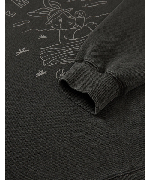 MMLG（エムエムエルジー）の「[Mmlg] WASHED MELGE HIKING SWEAT (CHARCOAL)（スウェット・レディース・その他・SMALL/X-LARGE/MEDIUM/LARGE）」の5枚目の写真