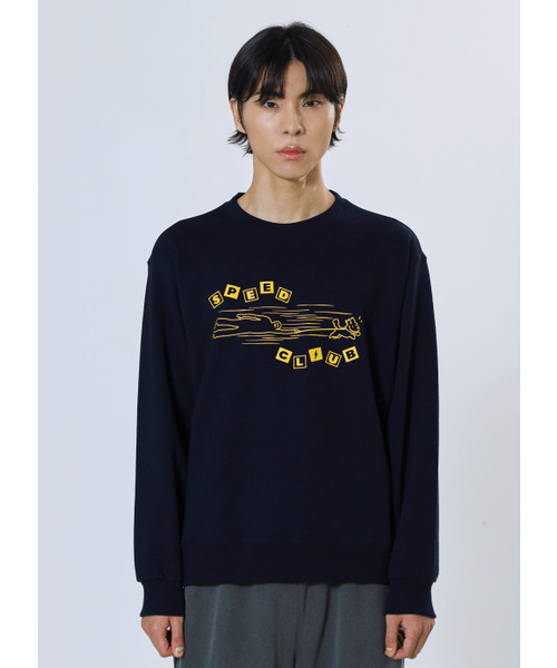 SUIBOM(スイボム)の「スピードドッグクラブ スウェットシャツ - ネイビー(スウェット・レディース・その他・MEDIUM/LARGE/X-LARGE)」の1枚目の写真