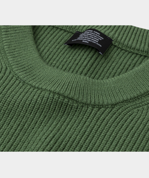 LETTERCOMO(レテルコモ)の「エッセンシャルハチラウンドニットグリーン(ニット/セーター・レディース・その他・MEDIUM/LARGE)」の3枚目の写真