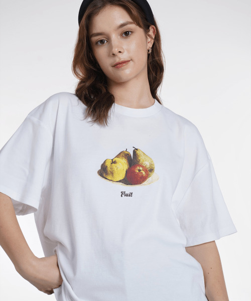 VERSE ONE(バースワン)の「FRUITS LOGO T-SHIRTS WHITE(Tシャツ/カットソー・メンズ・その他・LARGE/MEDIUM)」の5枚目の写真